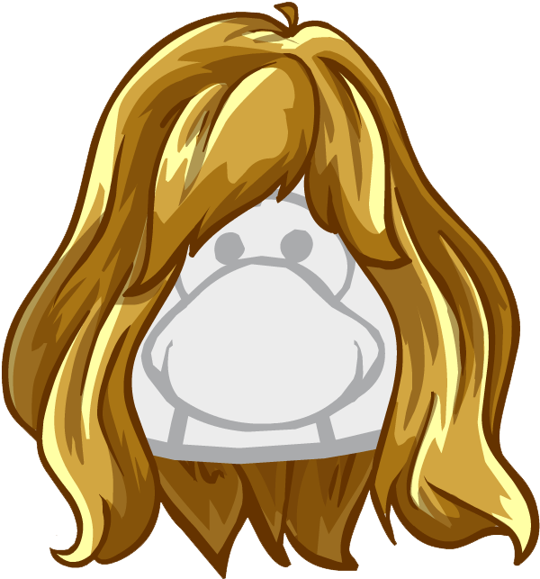 Club Penguin Hair Beanie (619x646), Png Download