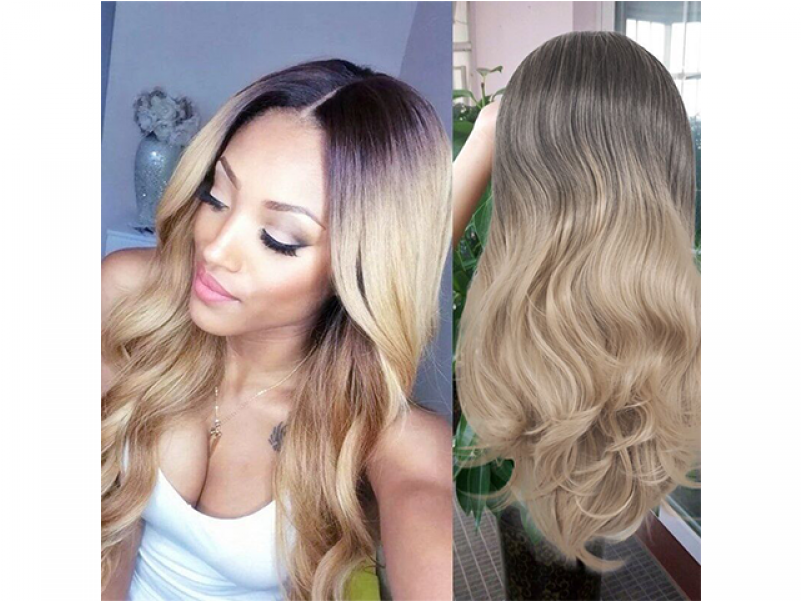 Blonde Wig Slay Share Share On Facebook Tweet Tweet - Ash Blonde On Black Girls (800x800), Png Download