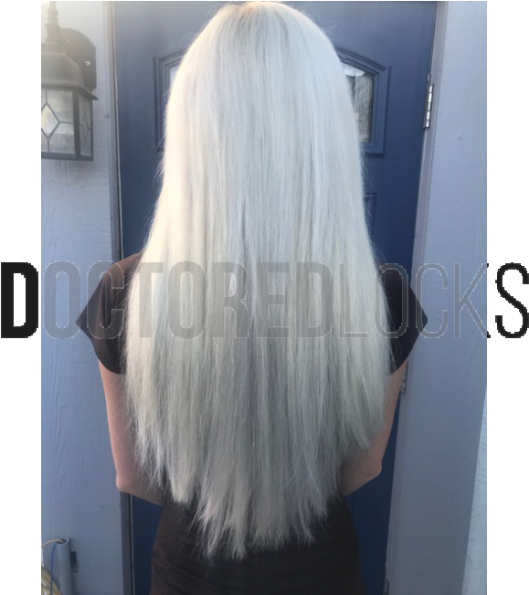 Complete Undetectable Hair Extension Installation With - Doctored Locks (650x650), Png Download