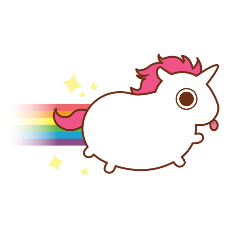 Treats The Unicorn He's Available On Mugs, T-shirts, - Cute Super Cute Unicorn (500x500), Png Download