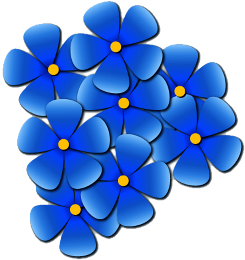 Banner Library Forgetmenot By Paulinemoss On Deviantart - Cross-stitch (862x927), Png Download