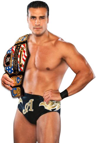 Alberto Del Rio United States Champion 2015 Png By - Alberto Del Rio Ic Champion (335x483), Png Download