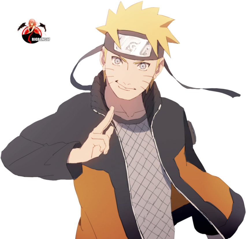 Uzumaki Render By Bigbang Jpg Library - Renders De Naruto Uzumaki (937x852), Png Download