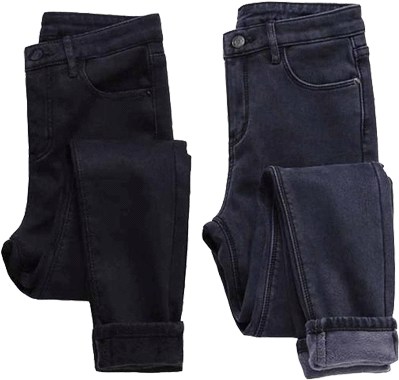 Warm Winter Jeans With Velvet Inside - Black Jeans Png Aesthetic (460x460), Png Download