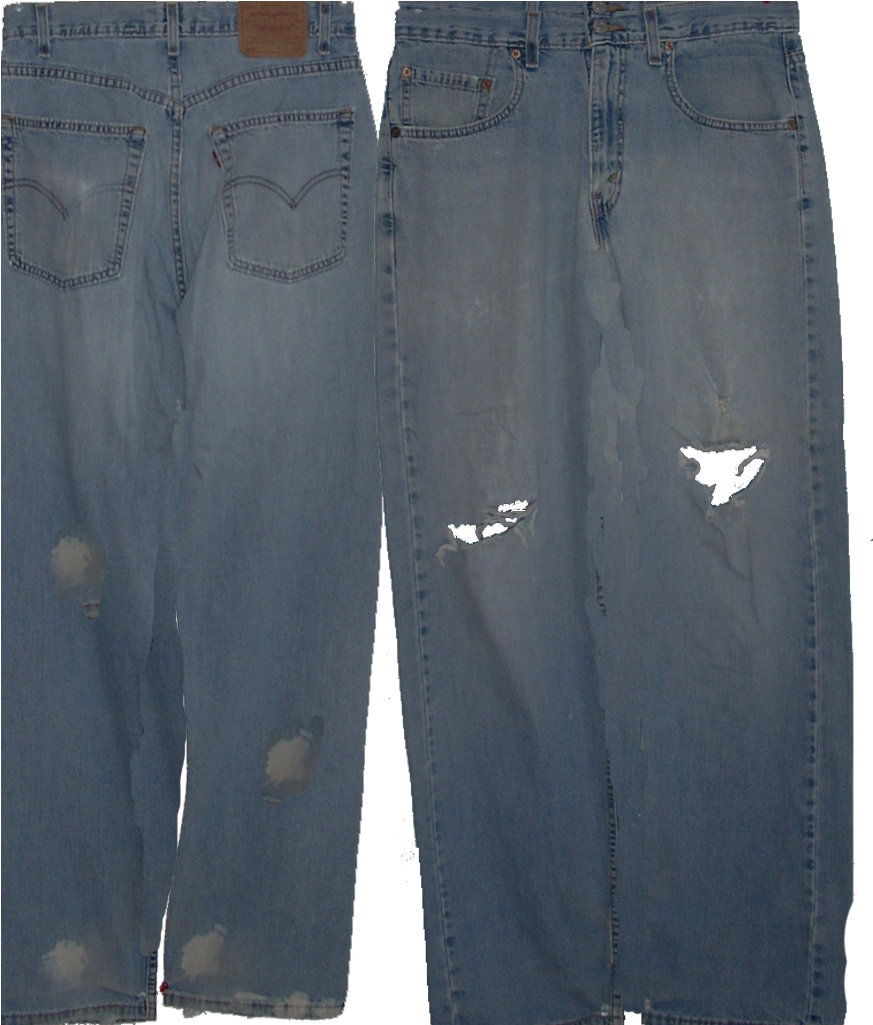 Torn Jeans - Portable Network Graphics (1024x1024), Png Download