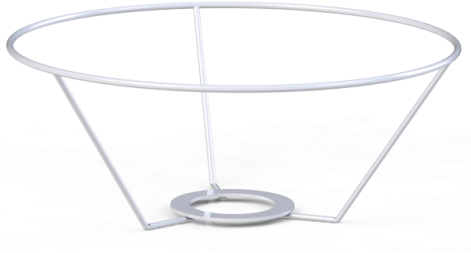 Top Ring Small European - Euro Fitter Lamp Shade (470x470), Png Download