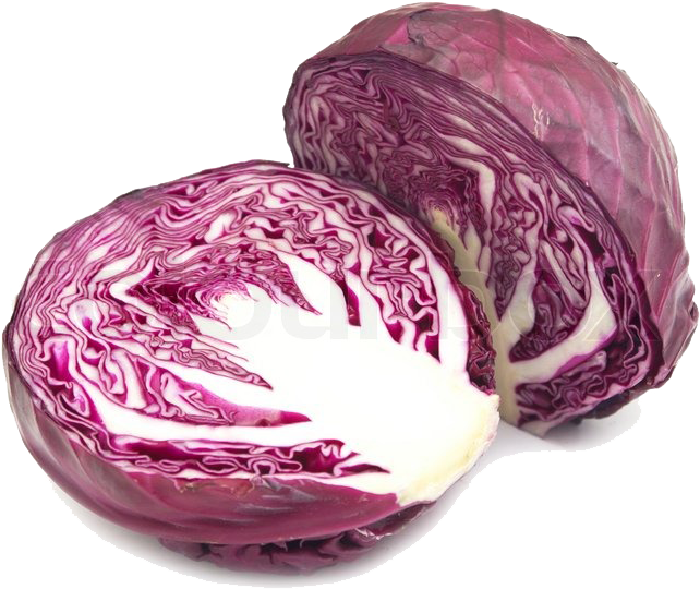 Purple Cabbage Png Image Background - Purple Cabbage Png (800x639), Png Download