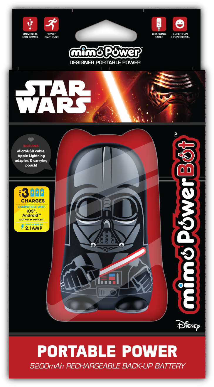 Darth Vader Mimopowerbot - Star Wars The Force Awakens Art 32x24 Poster Decor (800x1333), Png Download