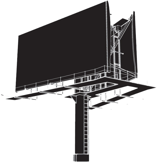Outdoor Billboard - Billboard Png (600x616), Png Download