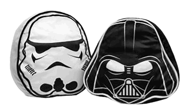 Darth Vader & Stormtrooper Throw Pillow Set - Star Wars Throw Pillow Set - Darth Vader (600x600), Png Download