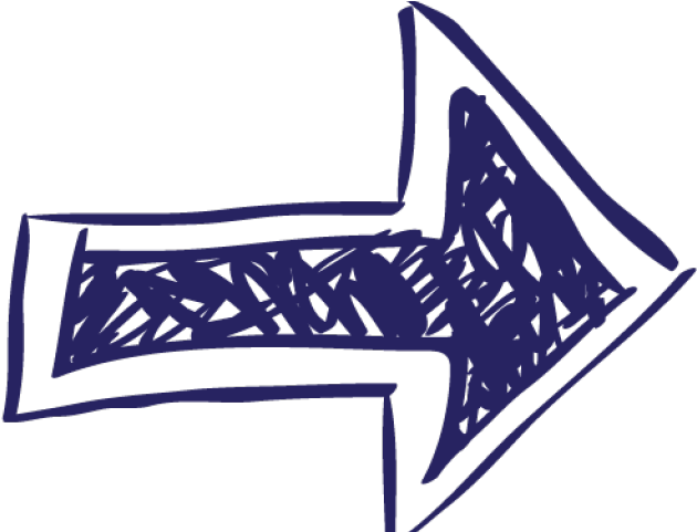 Purple Hand Drawn Arrow Png (640x480), Png Download