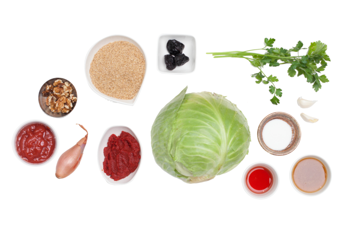 Stuffed Cabbage With Sweet And Sour Tomato Sauce - Tomato Sauce (700x467), Png Download
