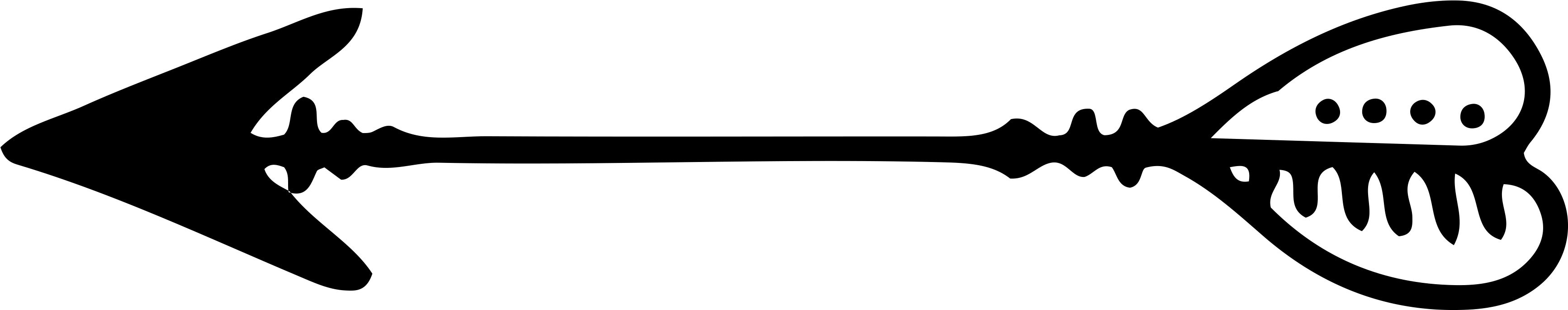 12 Hand Drawn Arrows - Tool (3601x992), Png Download