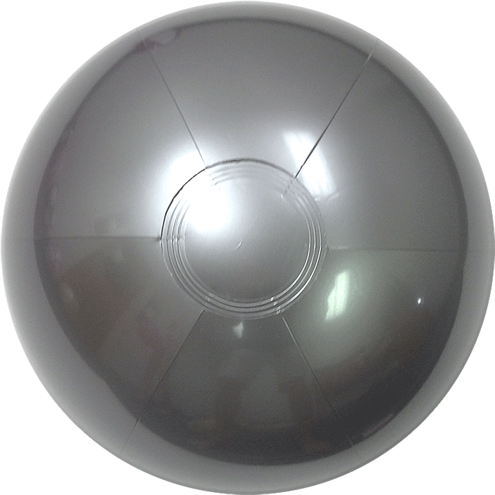 Silver Beach Balls (750x750), Png Download