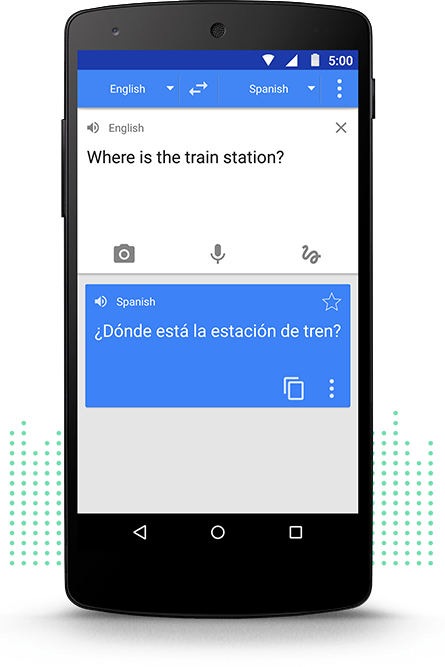 Celular Com Google Tradutor (445x667), Png Download