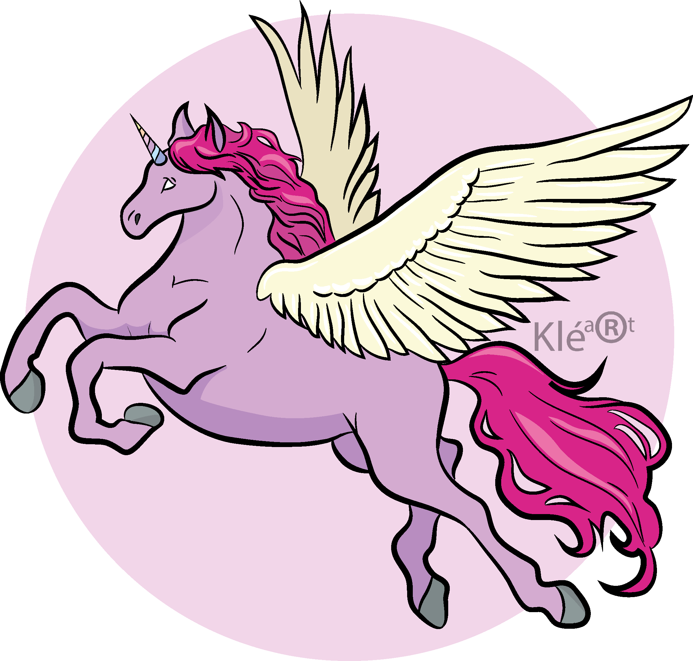 Svg Royalty Free Flying Unicorn Drawing At Getdrawings - Unicorn (2211x2110), Png Download