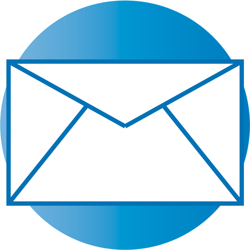 Icono-mail - Icono De Mensaje Azul Png (900x884), Png Download