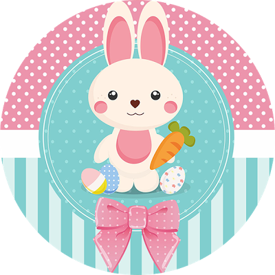 Etiqueta E Adesivo De Páscoa - Pascua Conejito Png (400x400), Png Download