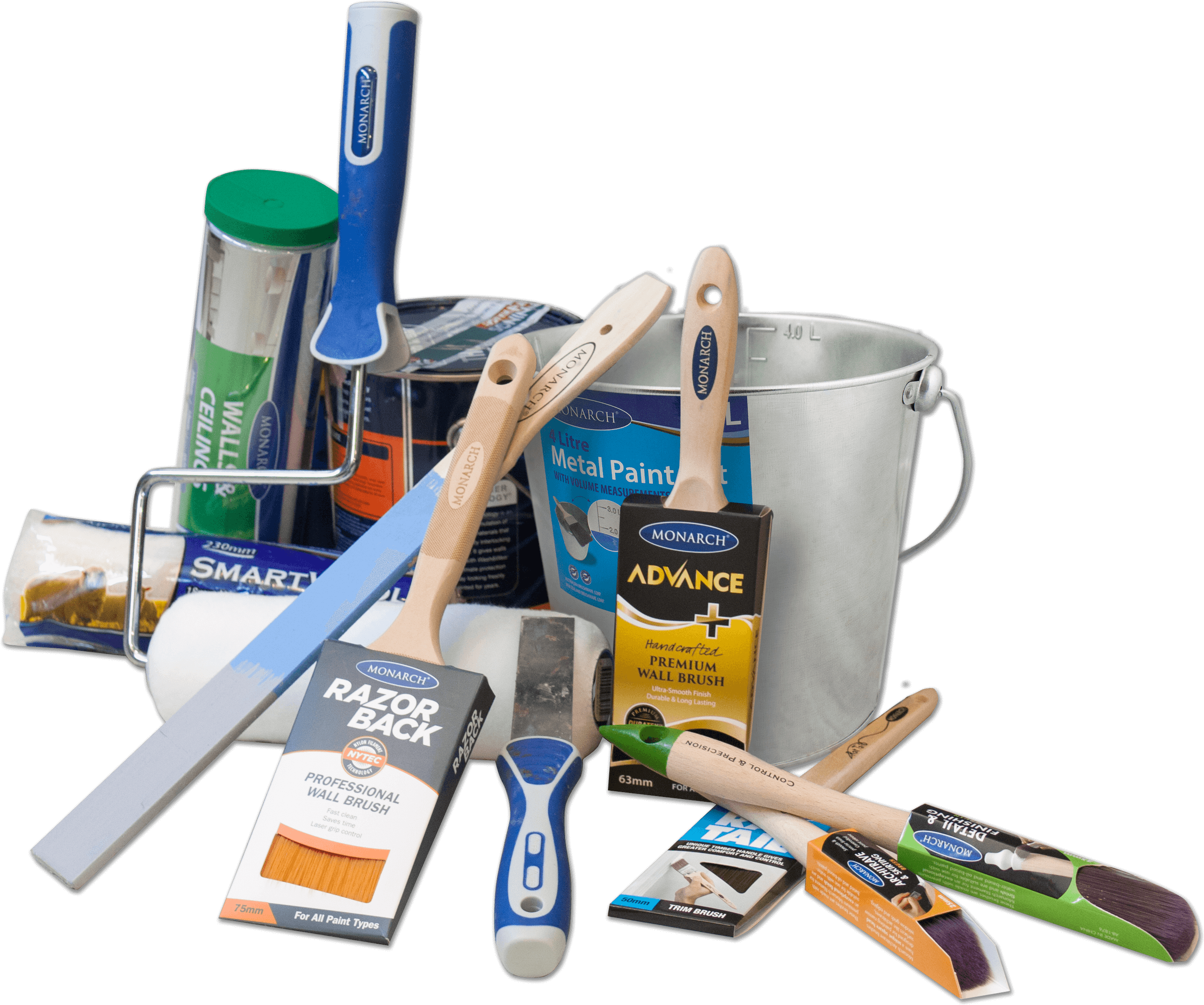 Download Monarch Paint Brush, Rollers And Other Accessories Paint