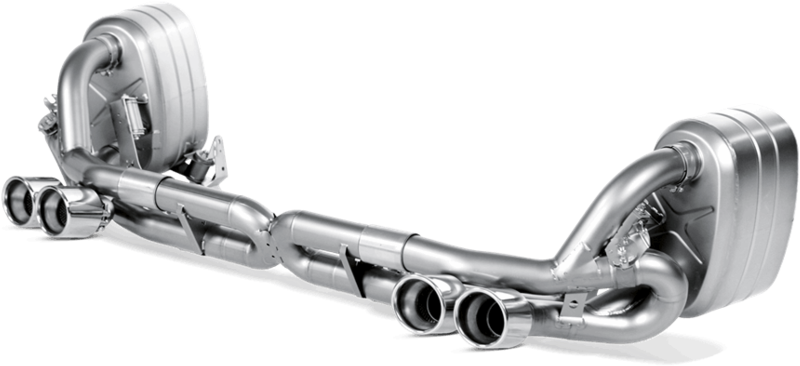 2 Carrera Slip-on Race Line Titanium Exhaust (1000x628), Png Download