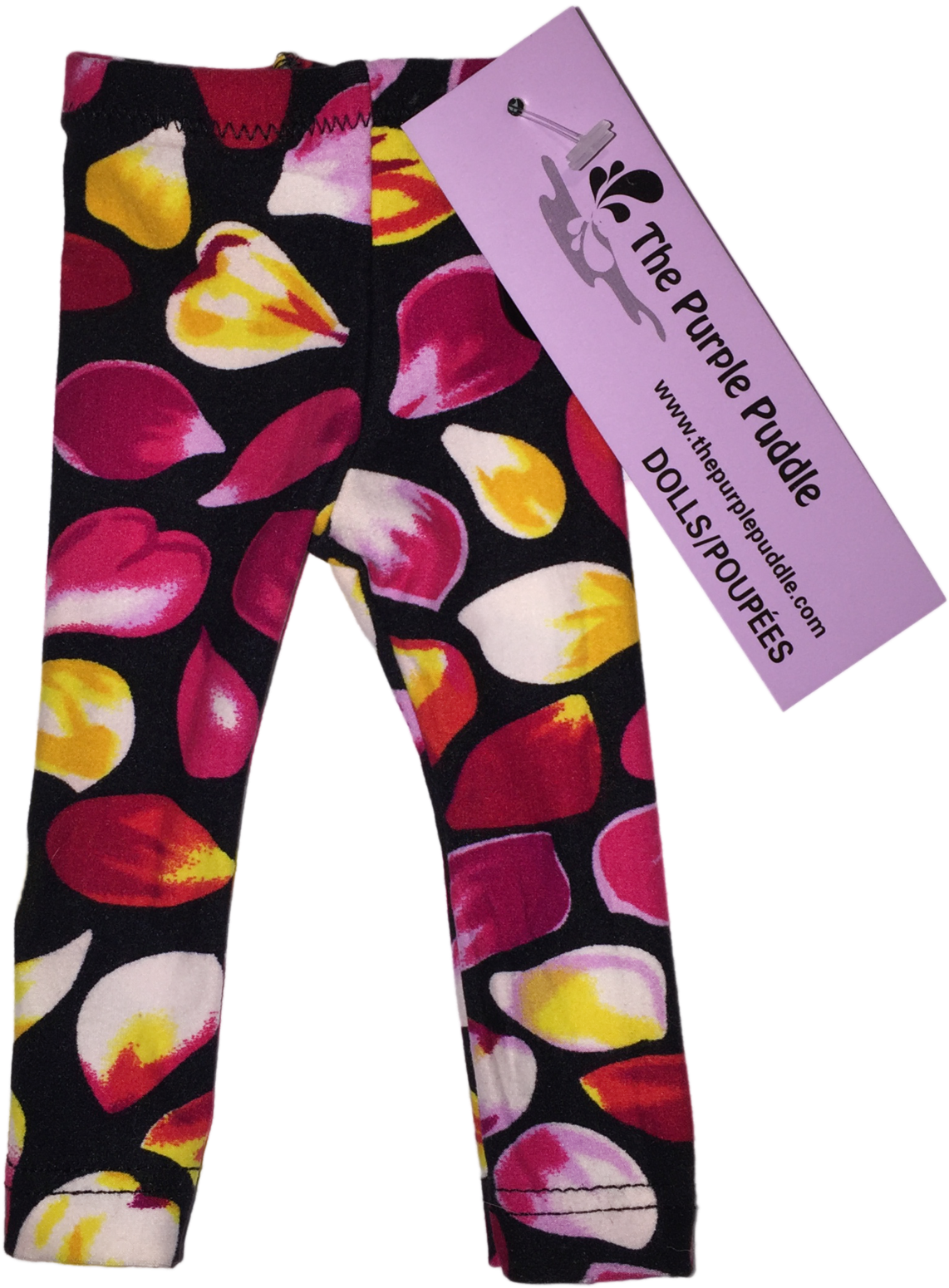 Falling Petals Doll Leggings - Leggings (1800x1800), Png Download