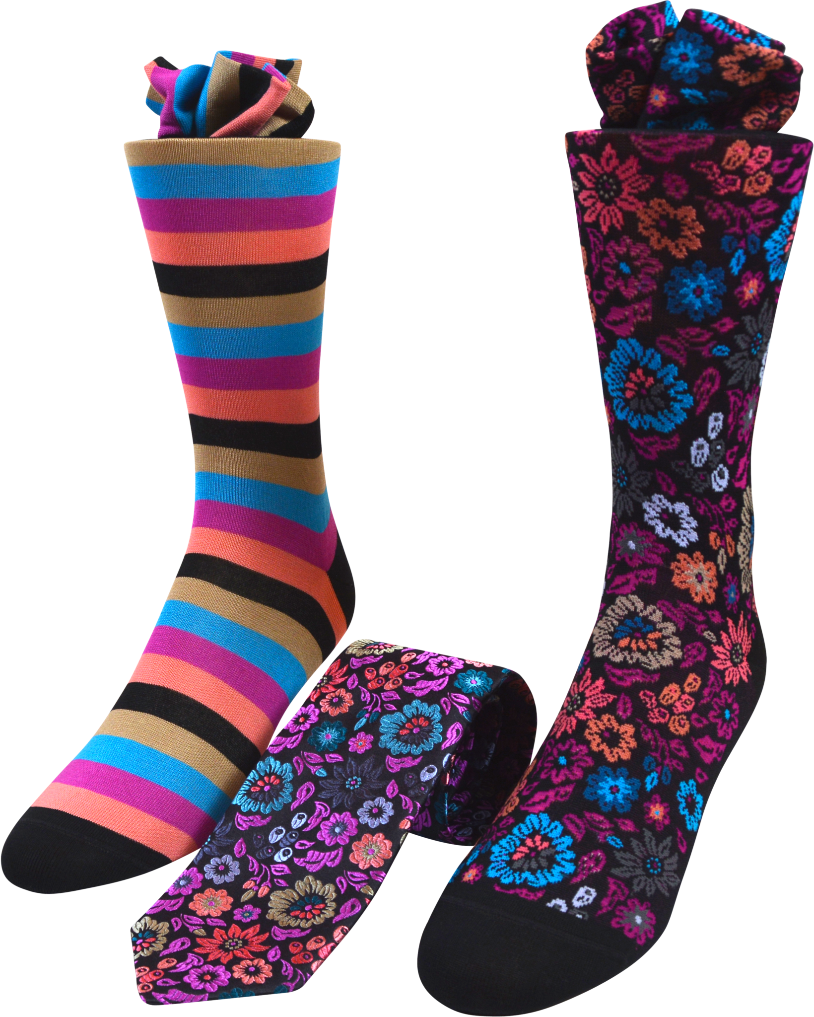 Socks And Tie Sets (1640x2048), Png Download