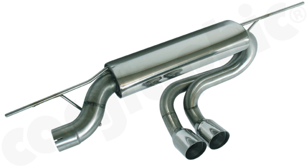Cargraphic Silencer Super Sound For Elise/exige Low - Exhaust System (600x327), Png Download