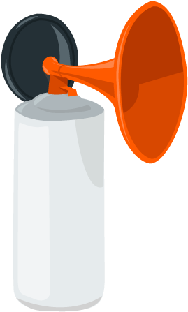 Chew Sent A Gift - Air Horn (600x600), Png Download