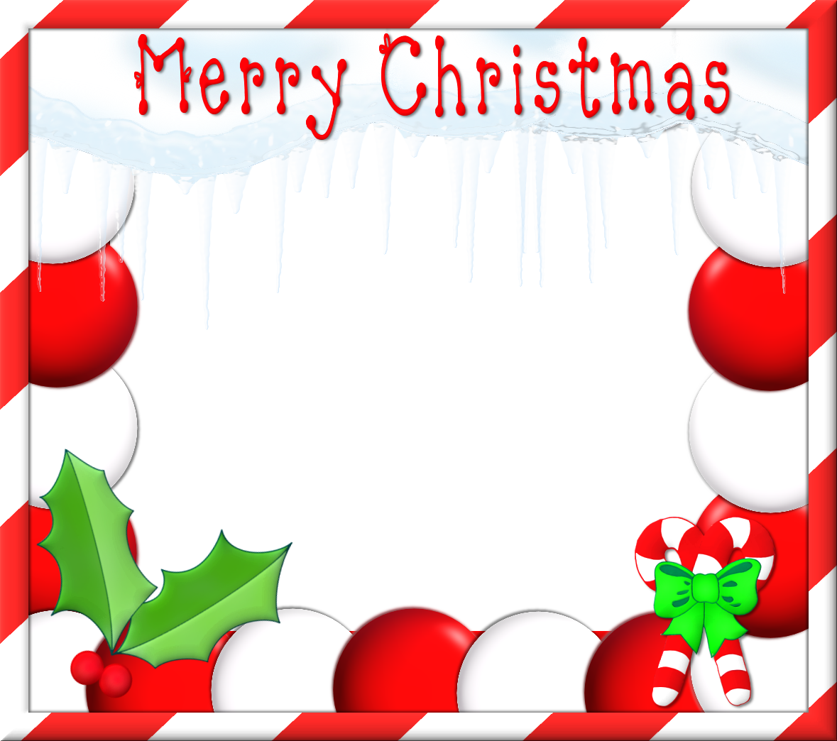 Holly Clipart Top Border - Large Christmas Borders Clipart (1179x1044), Png Download