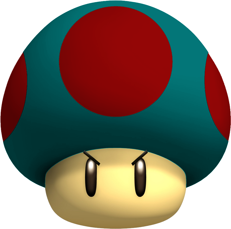 Mario Mushroom Png Transparent Image - Super Mario Mushroom (1024x1024), Png Download