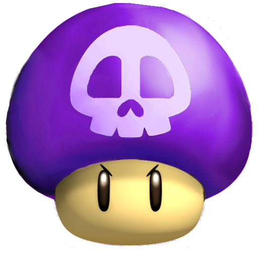 Download Purple Mario Mushroom Mario Bros Poison Mushroom Full Size