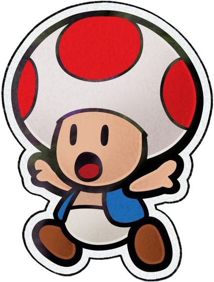 Report Abuse - Paper Toad (436x576), Png Download