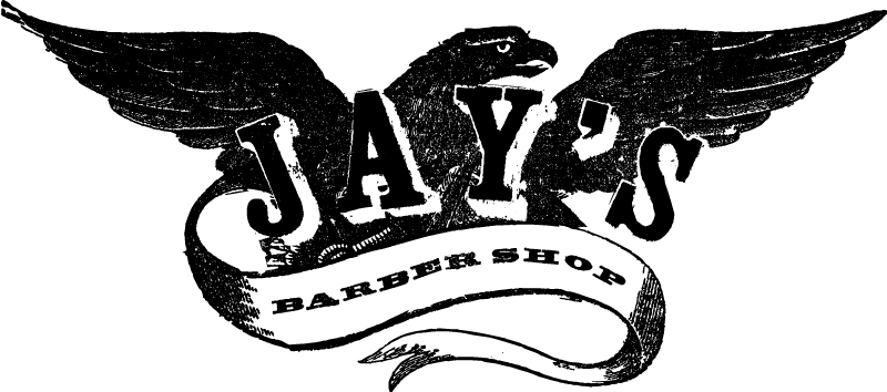 Jay's Barbershop Logo - Jay Barber Shop (800x354), Png Download