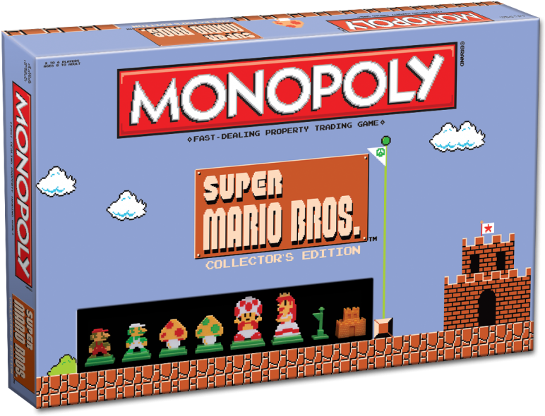 You May Have Finished The Video Game, But Your Adventure - Monopoly Super Mario Bros Collector's Edition By Usaopoly (783x600), Png Download