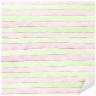 Abstract Strip Watercolor Hand Painted Background - Paper (400x400), Png Download