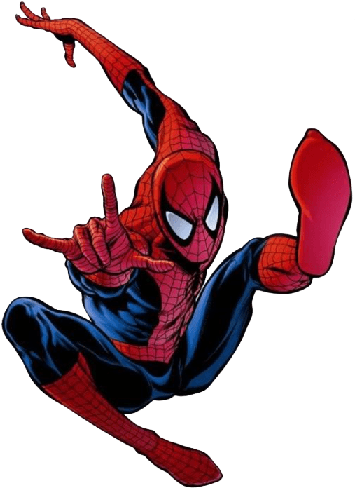 Spider Man Flying - Spiderman Png (520x715), Png Download