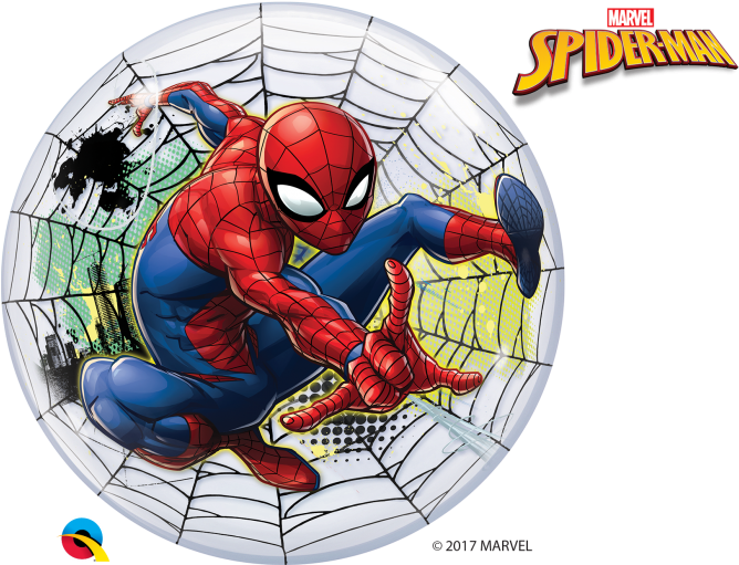 22" Disney Bubble Spiderman Web Slinger - Spider-man Webbed Wonder Lunch Napkins (16) (501x367), Png Download