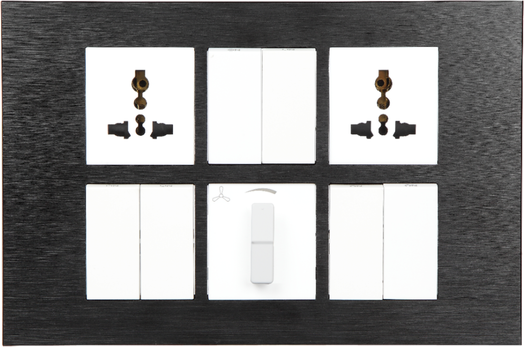 12m Plate Amare Eclipse Black Metal (1200x836), Png Download