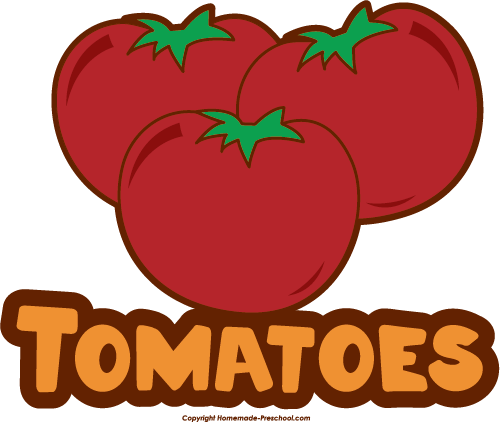 Tomato Clipart Five (500x422), Png Download
