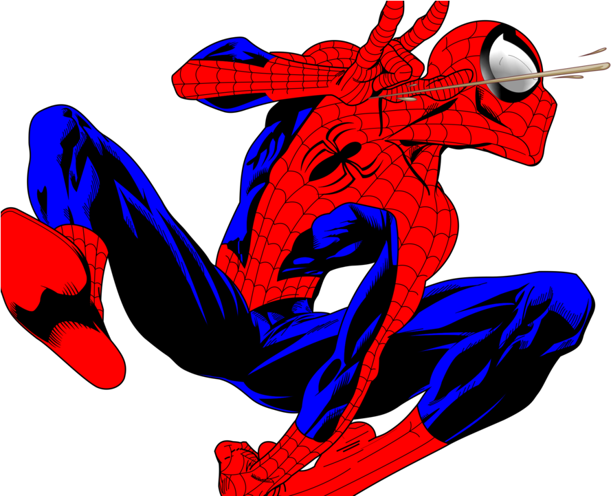 Spiderman Web Png For Kids - Mark Bagley Ultimate Spider Man (900x720), Png Download