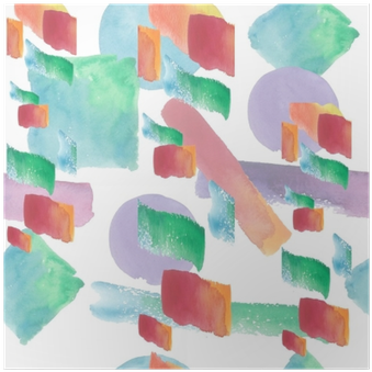 Colorful Texture Illustration Pattern In A Watercolor - Watercolor Painting (400x400), Png Download