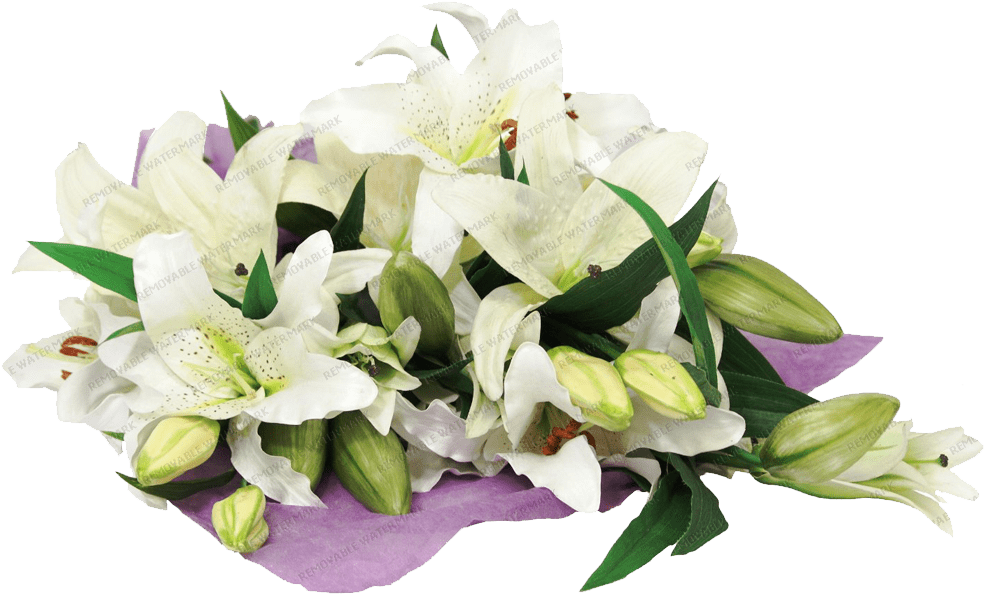 Download - Bouquet Of Lily Png (1000x1000), Png Download