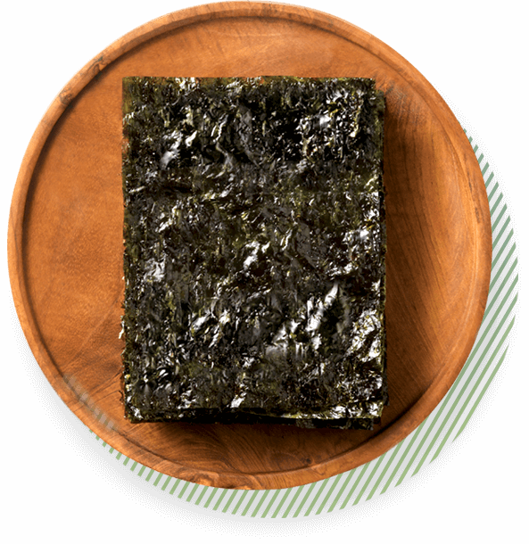 Foreigners Eating Gim - Nori (593x610), Png Download