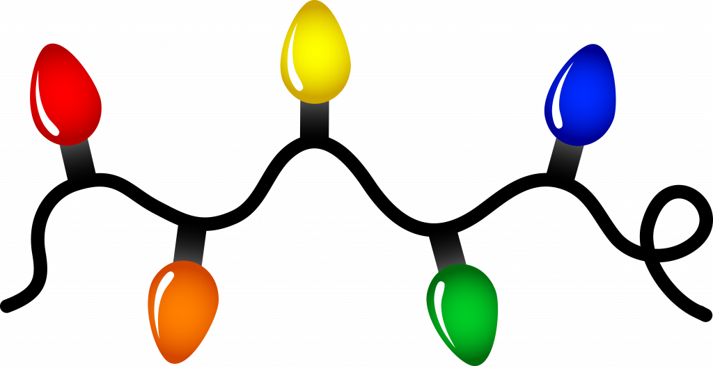 Stunning Inspiration Ideas String Lights Christmas - Christmas Lights Clipart (1024x526), Png Download