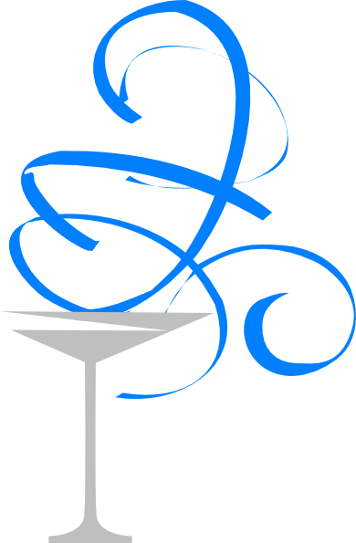 Martini Glass Svg Clip Arts 390 X 595 Px (390x595), Png Download