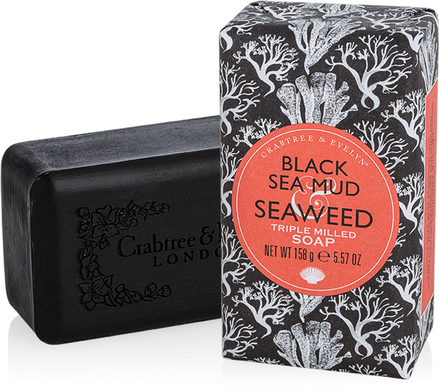 Crabtree & Evelyn Black Sea Mud & Seaweed Triple Milled - Crabtree And Evelyn Heritage Black Sea Mud (1000x1000), Png Download