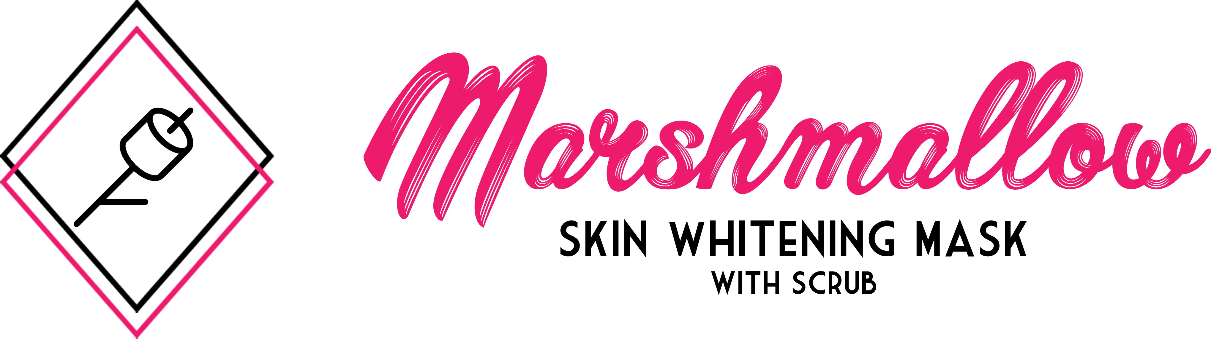 Marshmallow Logo Black Png - Calligraphy (4604x1560), Png Download