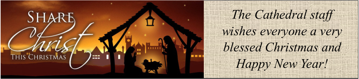 **in Celebration Of The Christmas Season, The Parish - Christmas Begins With Christ [book] (1152x254), Png Download