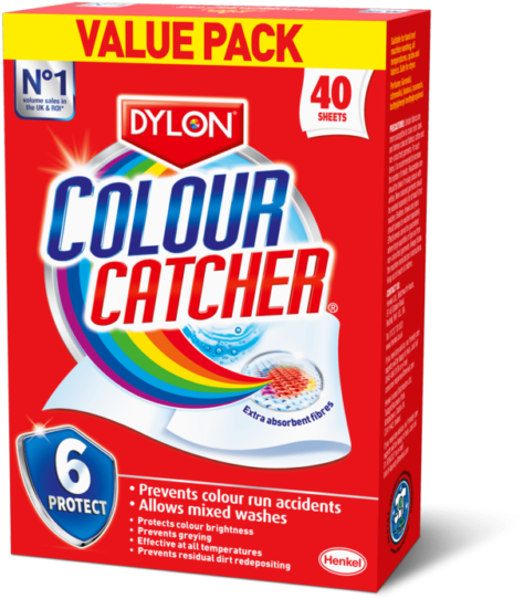 Dylon Colour Catcher Bumper Pack Of 40 As Seen On Tv - Snack (640x600), Png Download
