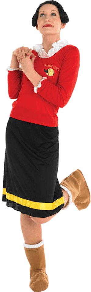 Adult Deluxe Popeye (600x951), Png Download